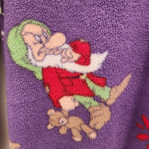 Purple Fleece Grumpy Pajama Pants - Picture 2 of 5